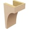 Ekena Millwork 6"W x 6"D x 12"H Wide Stockport Rough Cedar Woodgrain TimberThane Corbel, Primed Tan CORUR06X06X12STORCPR - alternate 6